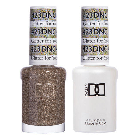 DND - Glitter For You #423 - Gel & Lacquer Duo