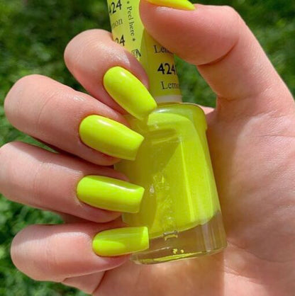DND Lemon Juice #424 - Gel & Lacquer Duo - CM Nails & Beauty Supply