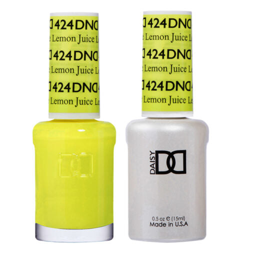 DND - Lemon Juice #424 - Gel & Lacquer Duo