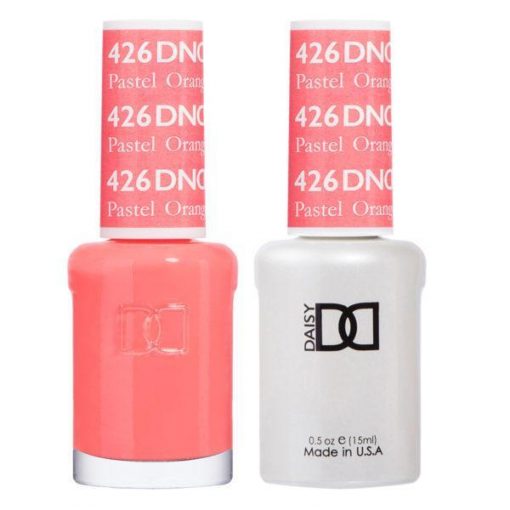 DND - Pastel Orange #426 - Gel & Lacquer Duo