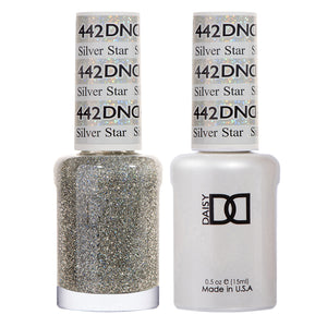 DND - Silver Star #442 - Gel & Lacquer Duo