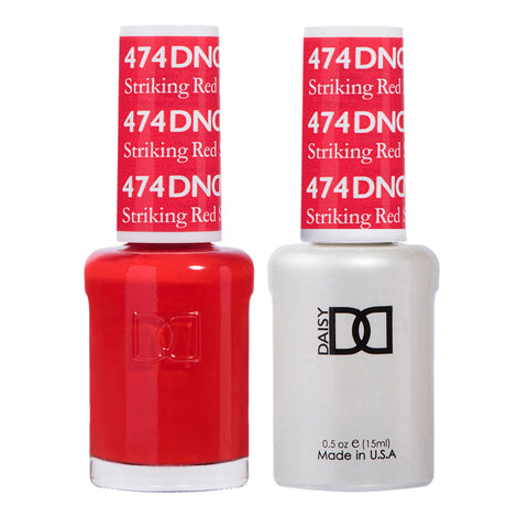 DND - Striking Red #474 - Gel & Lacquer Duo