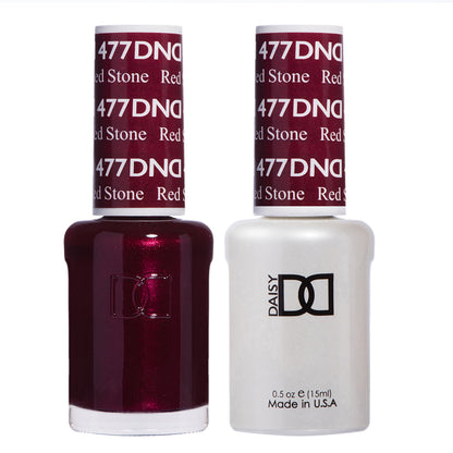 DND Red Stone #477 - Gel & Lacquer Duo - CM Nails & Beauty Supply