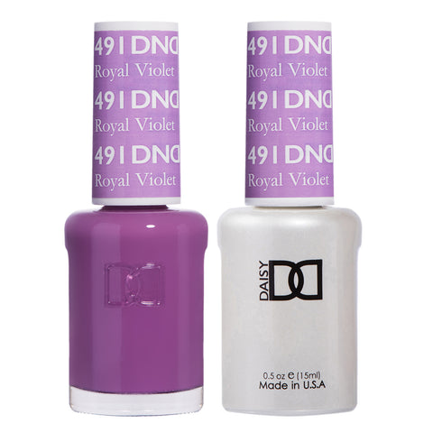 DND - Royal Violet #491 - Gel & Lacquer Duo