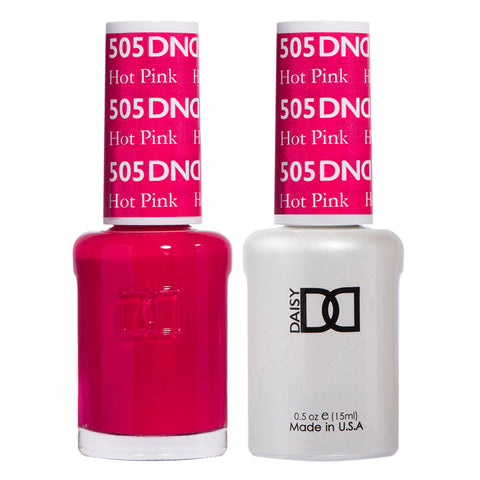 DND - Hot Pink #505 - Gel & Lacquer Duo