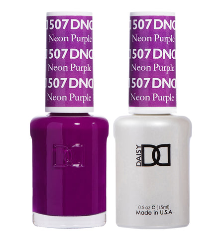 DND - Neon Purple #507 - Gel & Lacquer Duo