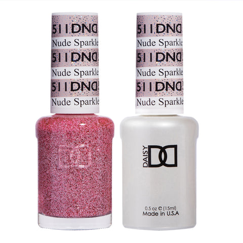 DND - Nude Sparkle #511 - Gel & Lacquer Duo