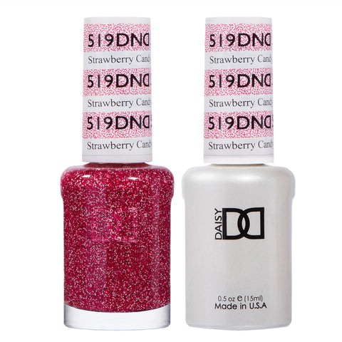 DND - Strawberry Candy #519 - Gel & Lacquer Duo