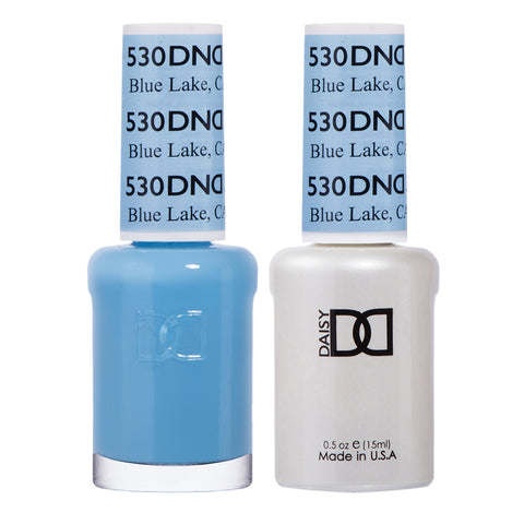 DND - Blue Lake #530 - Gel & Lacquer Duo