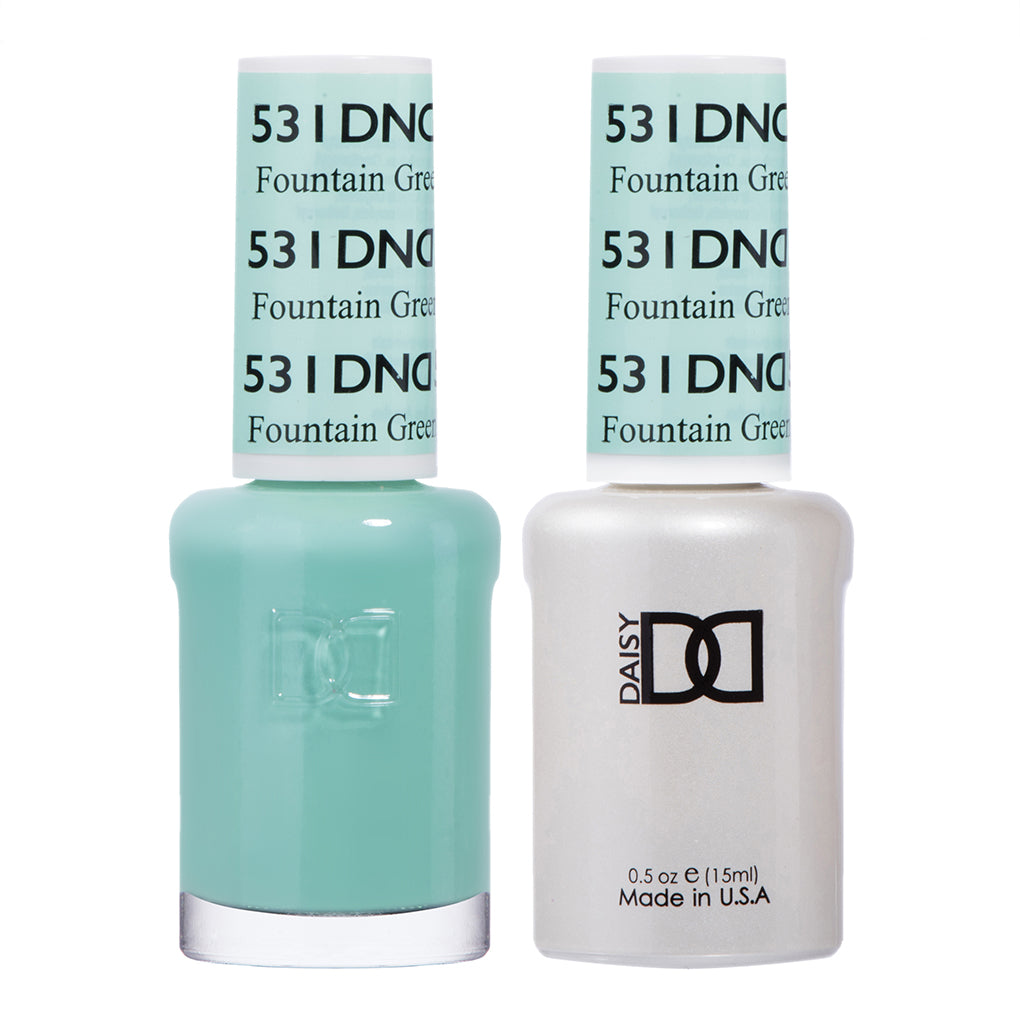 DND - Fountain Green #531 - Gel & Lacquer Duo