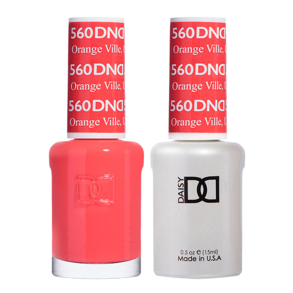 DND - Orange Ville #560 - Gel & Lacquer Duo