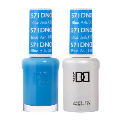 DND - Blue Ash #571 - Gel & Lacquer Duo - CM Nails & Beauty Supply