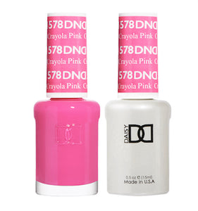 DND - Crayola Pink #578 - Gel & Lacquer Duo