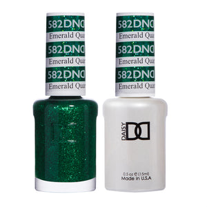 DND - Emerald Quartz #582 - Gel & Lacquer Duo