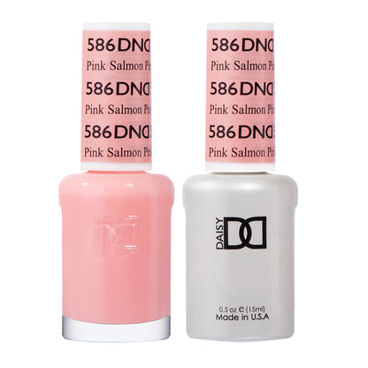 DND - Pink Salmon #586 - Gel & Lacquer Duo - CM Nails & Beauty Supply