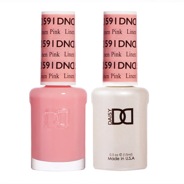 DND - Linen Pink #591 - Gel & Lacquer Duo