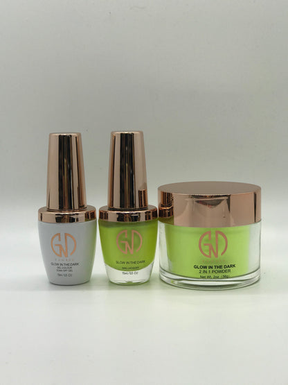 3-in-1 Nail Combo: "Glow in the Dark" #6 | GND Canada® powder out of stock - CM Nails & Beauty Supply