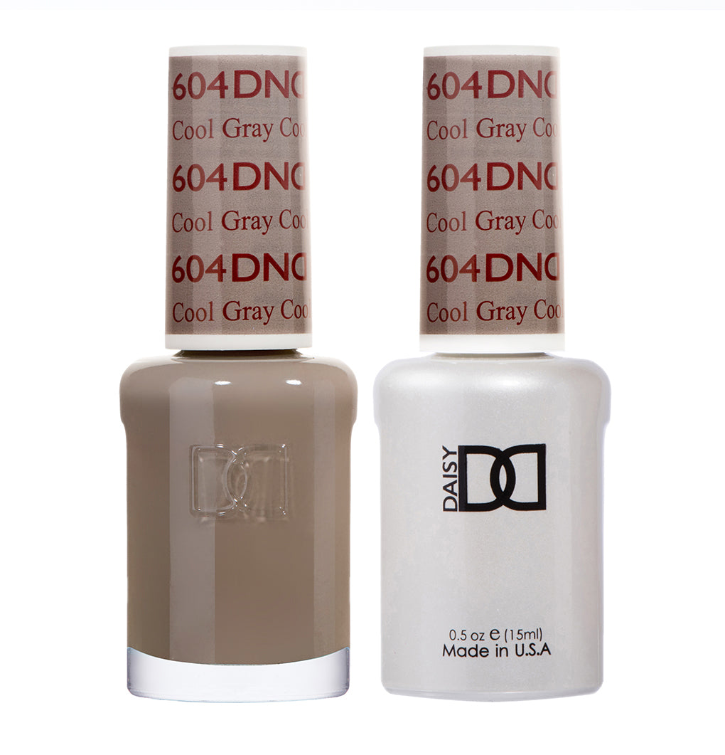 DND - Cool Gray #604 - Gel & Lacquer Duo