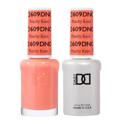 DND - Peachy Keen #609 - Gel & Lacquer Duo - CM Nails & Beauty Supply