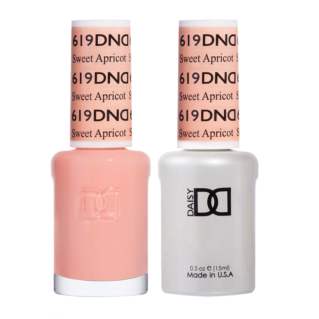 DND - Sweet Apricot #619 - Gel & Lacquer Duo