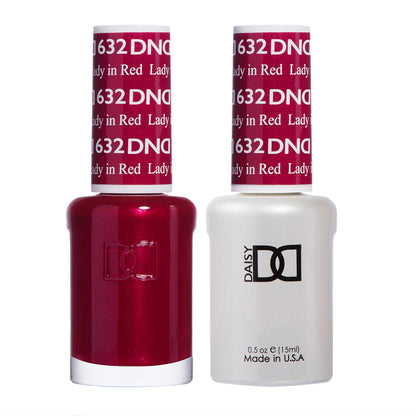 DND - Lady In Red #632 - Gel & Lacquer Duo - CM Nails & Beauty Supply