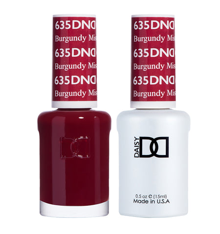 DND - Burgandy Mist #635 - Gel & Lacquer Duo
