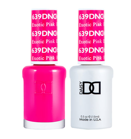 DND - Exotic Pink #639 - Gel & Lacquer Duo