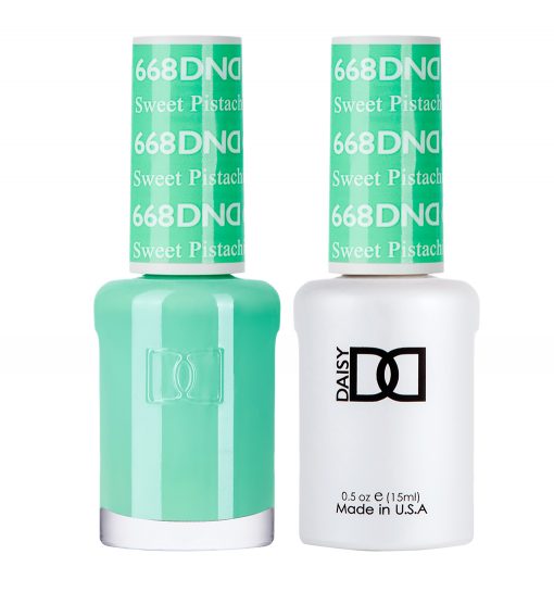 DND - Sweet Pistachia #668 - Gel & Lacquer Duo - CM Nails & Beauty Supply
