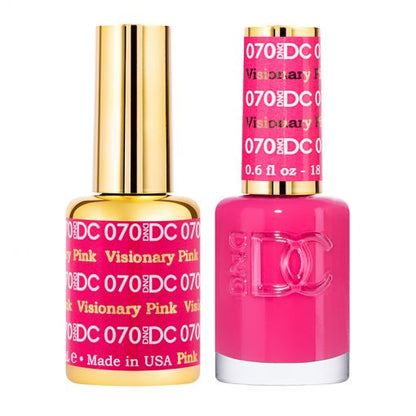 DC Visionary Pink #070 - Gel Polish & Lacquer Duo - CM Nails & Beauty Supply