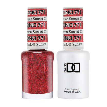 DND - Crimson Sunset #771 - Gel & Lacquer Duo - CM Nails & Beauty Supply