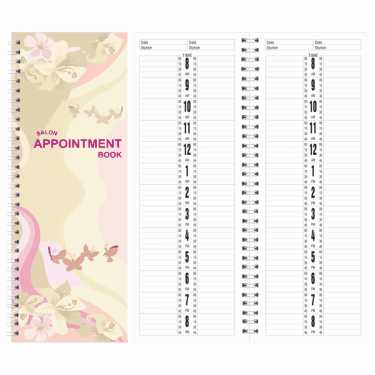 Salon Appointment Book 2-Column - CM Nails & Beauty Supply