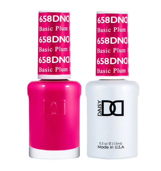 DND - Basic Plum #658 - Gel & Lacquer Duo - CM Nails & Beauty Supply