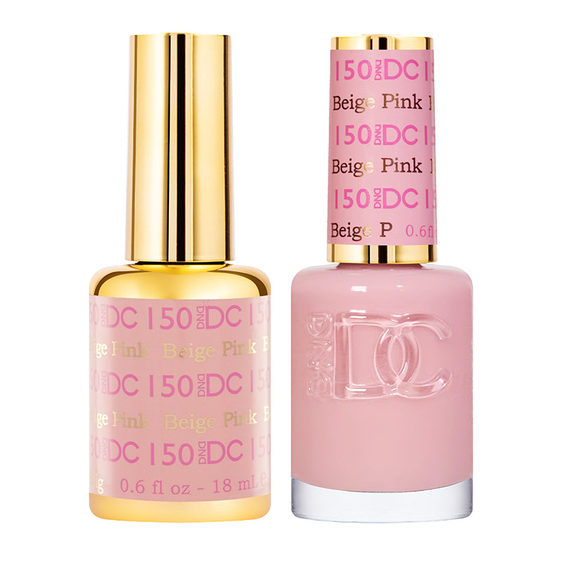 DND DC Duo Gel + Nail Lacquer Beige Pink #150