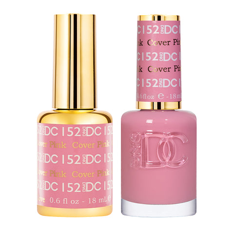DND DC Duo Gel + Nail Lacquer Cover Pink #152