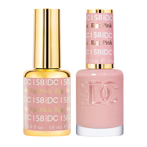 DND DC Duo Gel + Nail Lacquer Egg Pink #158