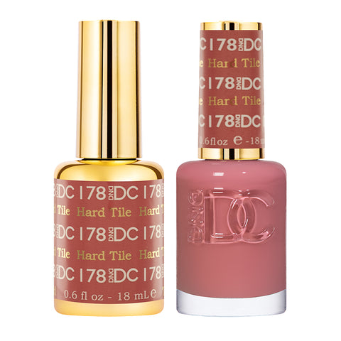 DC-Hard Tile #178- Duo Gel + Nail Lacquer -