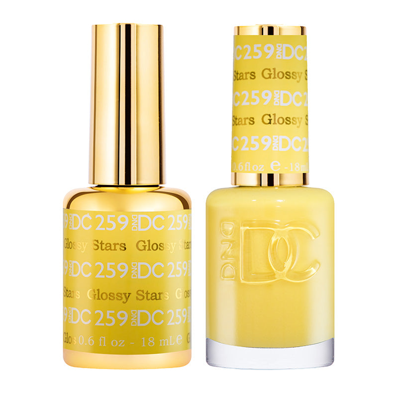 DC Glossy Stars #259 - Gel Polish & Lacquer Duo - CM Nails & Beauty Supply