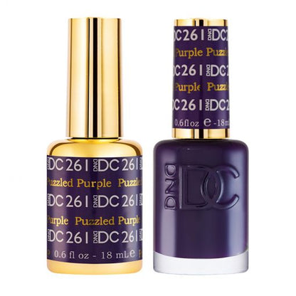 DC Puzzled Purple #261 - Gel Polish & Lacquer Duo - CM Nails & Beauty Supply