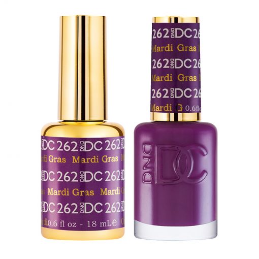 DC Mardi Gras #262 - Gel Polish & Lacquer Duo - CM Nails & Beauty Supply