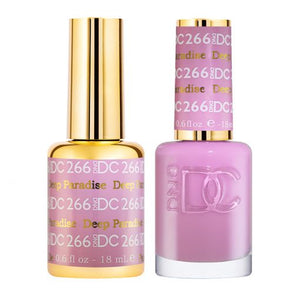 DC Deep Paradise #266 - Gel Polish & Lacquer Duo - CM Nails & Beauty Supply