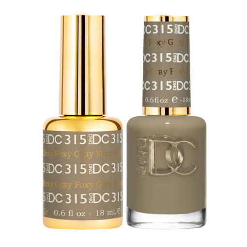 DC Foxy Gray #315 - Gel Polish & Lacquer Duo - CM Nails & Beauty Supply