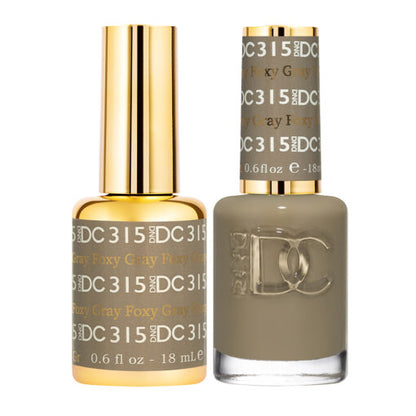 DC Foxy Gray #315 - Gel Polish & Lacquer Duo - CM Nails & Beauty Supply