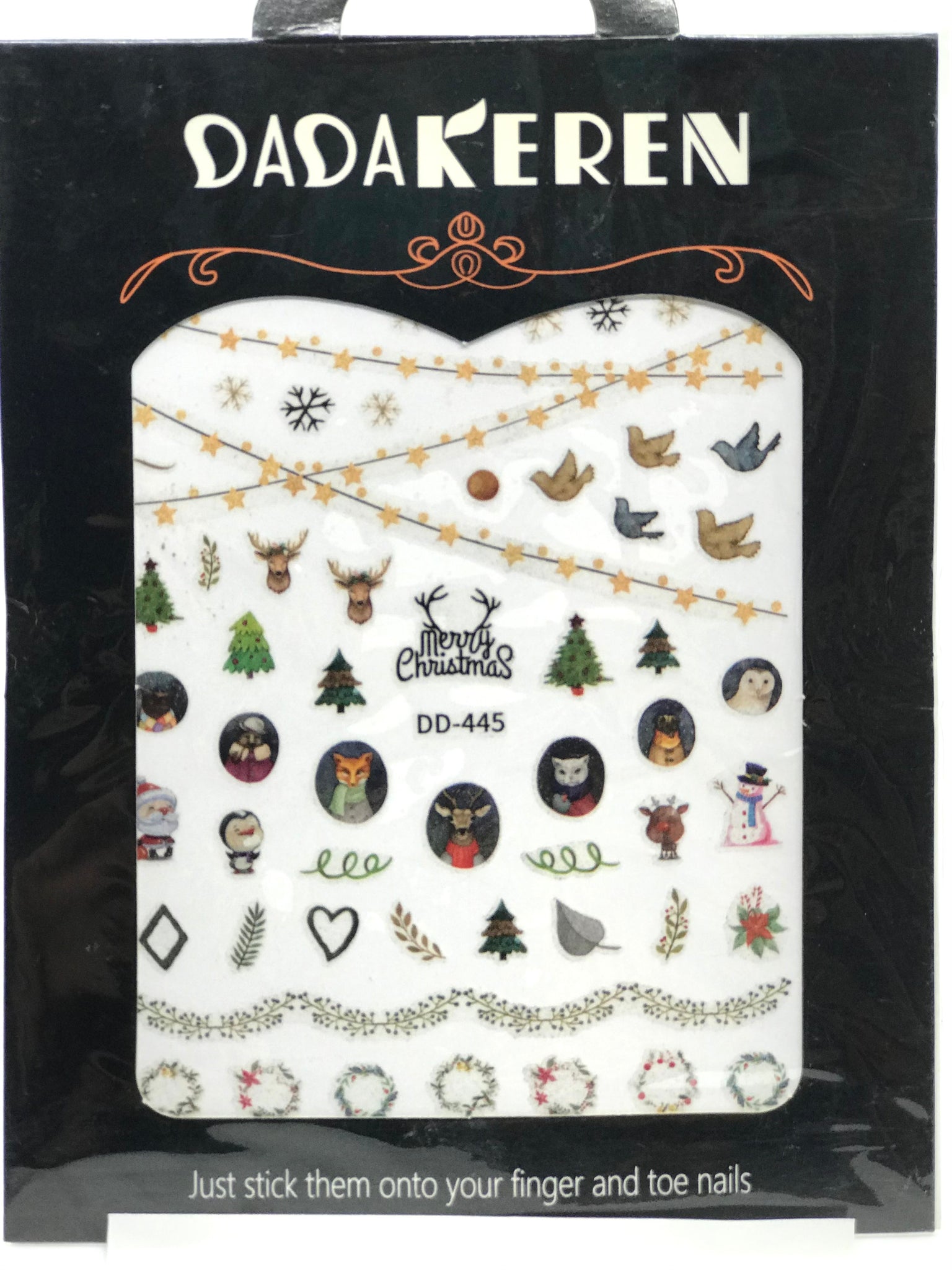 Christmas Nail Art Stickers (DD 445)