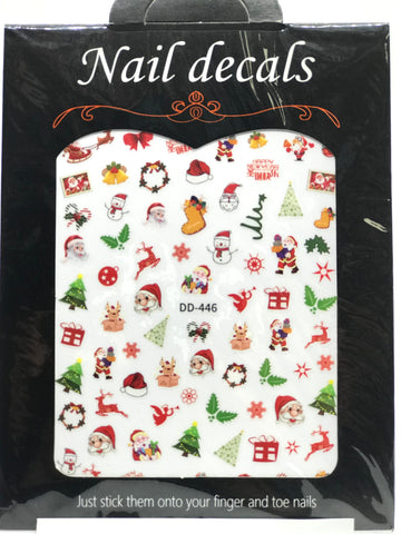 Christmas Nail Art Stickers (DD 446)