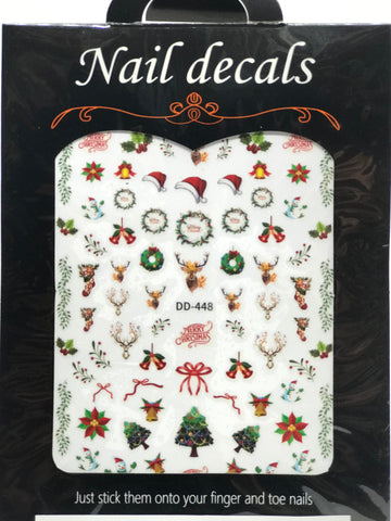 Christmas Nail Art Stickers (DD 448)
