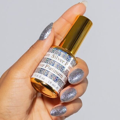 DC Platinum – #207 Silver - CM Nails & Beauty Supply