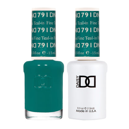 DND - Teal-in Fine #791 - Gel & Lacquer Duo - CM Nails & Beauty Supply