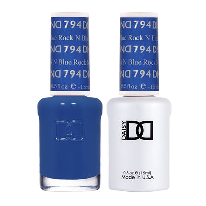 DND - Rock n Blue #794 - Gel & Lacquer Duo - CM Nails & Beauty Supply
