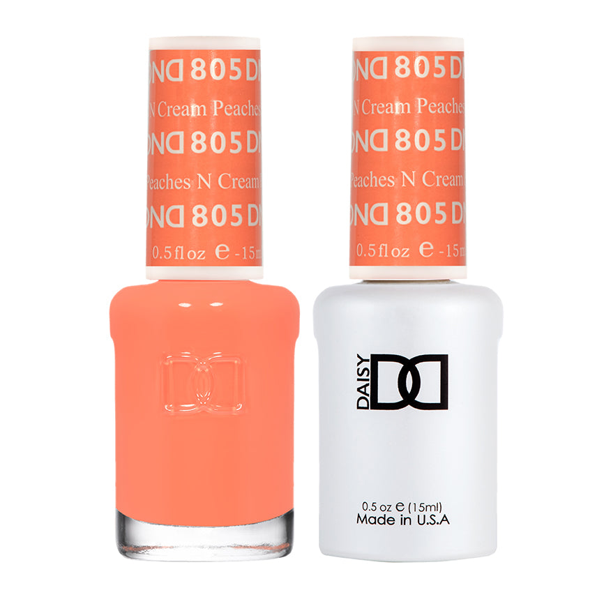 DND - Peaches n Cream #805 - Gel & Lacquer Duo