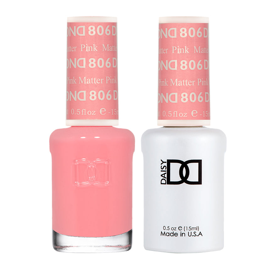 DND - Pink Matter #806 - Gel & Lacquer Duo